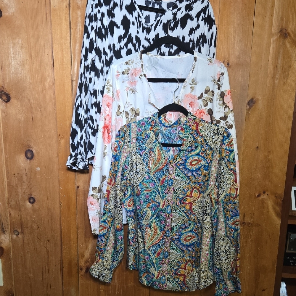 Floral and Paisley Blouse Set